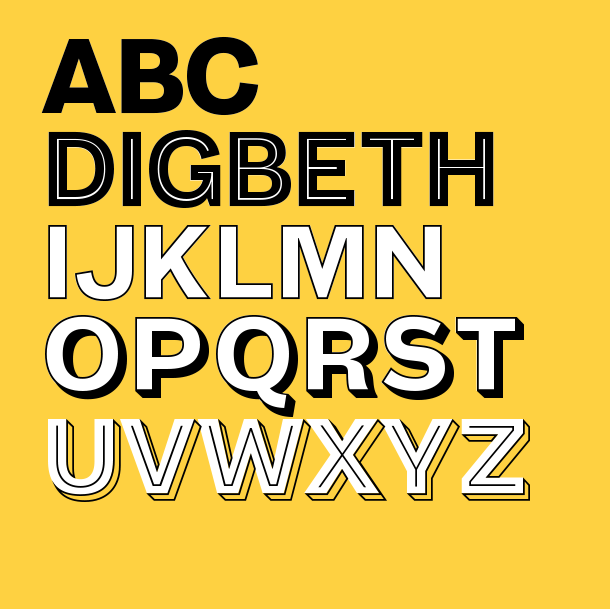 Image: Digbeth Font