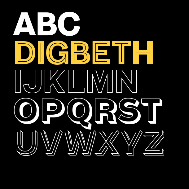 Image: Digbeth Font